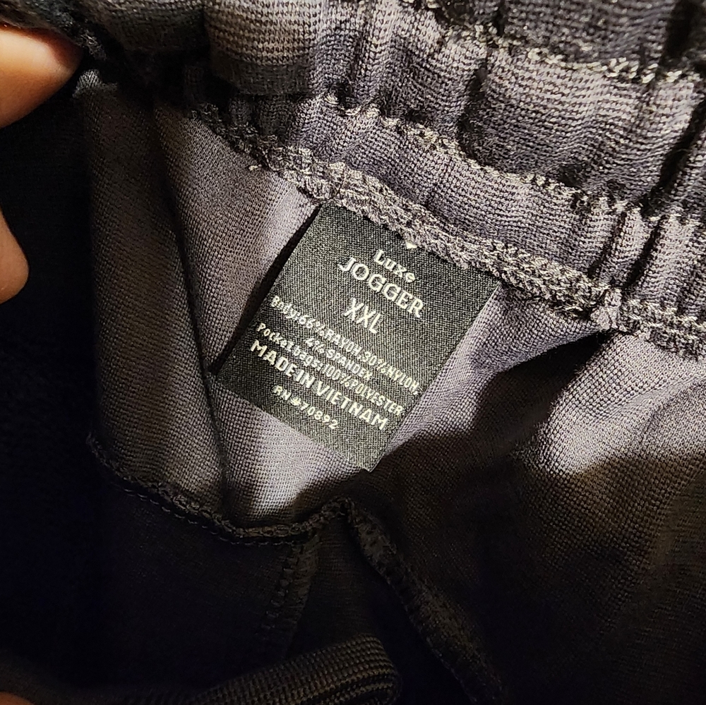 NWT Mens Members Mark Luxe Jogger. Size XXL. Gray - Picture 2 of 4